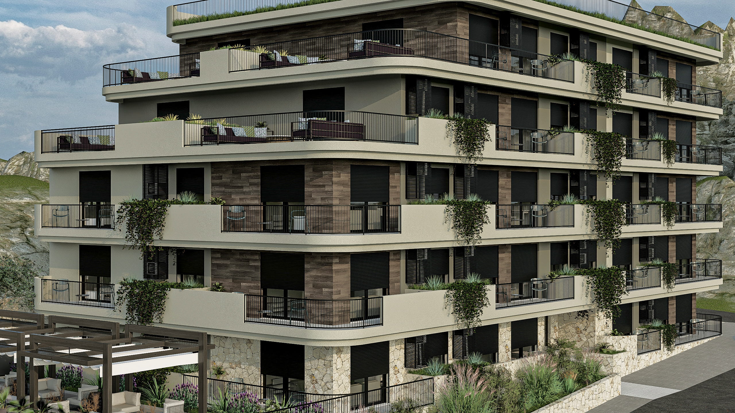 Exterior corner